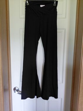 Pink Lily Black Boot Cut Flare Yoga Pants